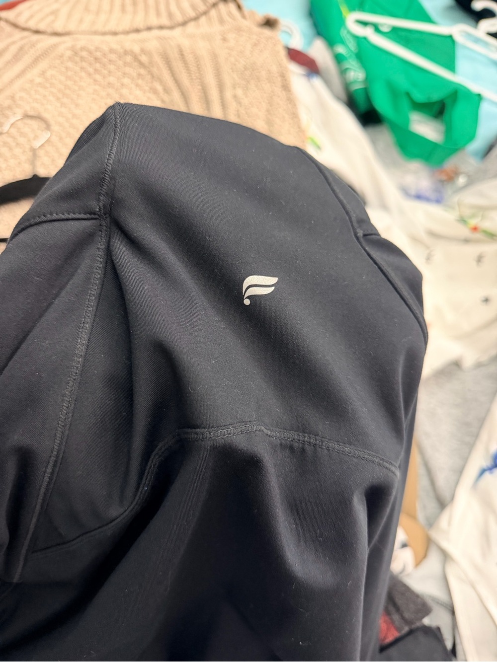Fabletics Black Zip-Front Utility Jacket - Picture 3 of 3